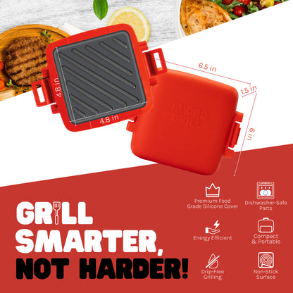 Micro Grill - Microwave Grill (Red)