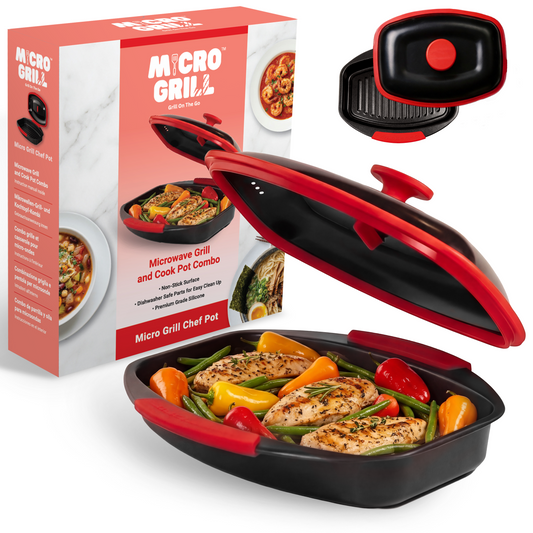 Micro Grill Chef Pot™  - Microwave Cooking Pot